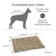 Hunde-Kissen Urban für große Hunde, Maße ca. 100 cm x 80 cm, 9 cm dick, geeignet für Deutsche Schäferhunde, Dobermänner, Bobtails.