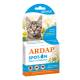 ARPAD Spot-On Floh- und Zeckenschutz für Katzen, mit einem Katzenkopf und Hervorhebung von Pyrethrum für bis zu 12 Wochen Schutz.
