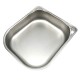 Edelstahl-Haustierfutterschüssel mit rechteckiger Form und abgerundeten Kanten, entworfen für einfache Reinigung und Langlebigkeit.