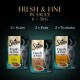 Sheba Fresh & Fine Katzenfutter-Variationenpack: 2 Beutel jeweils von Huhn, Ente und Truthahn, je 50 g.