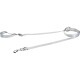 Halsband+Leine Set hellgrau M