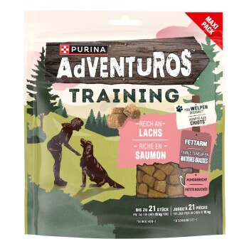 Adventuros Purina Training z łososiem 3x125 g