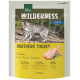 Karma dla kotów dorosłych Real Nature Wilderness 'Northern Turkey' w opakowaniu z kotem i kawałkiem indyka; oznaczenie 65%/35%/0%, 300 g.