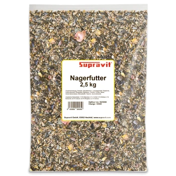 Gemischte Vogelfuttersaatmischung mit Sonnenblumenkernen, Maiskörnern, Pellets und verschiedenen Getreidesorten für Ziervögel.