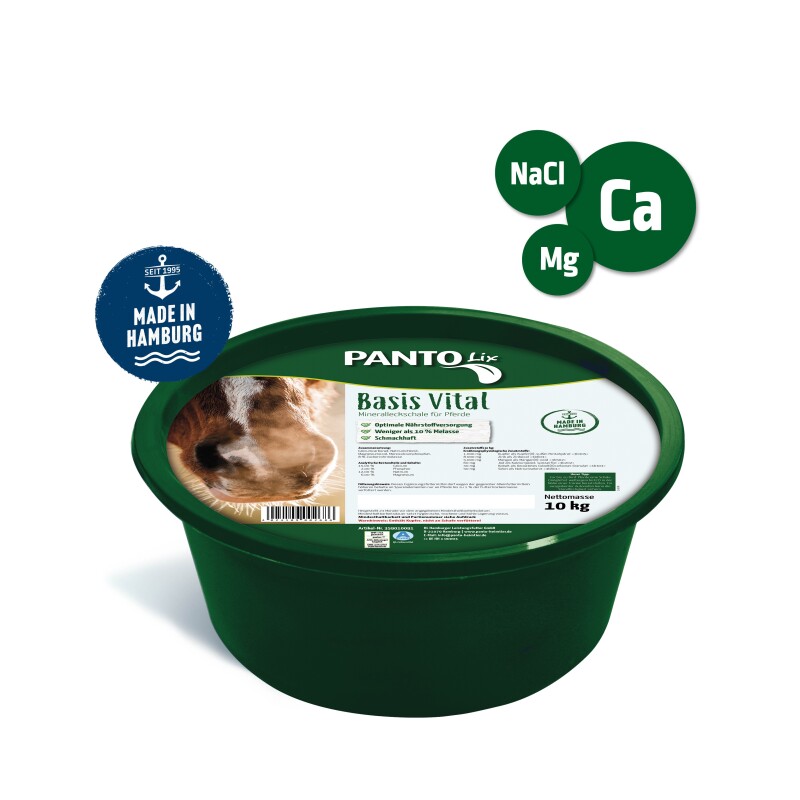 Panto ® LIX MINERALLECKSCHALE BASIS VITAL FÜR PFERDE 10kg