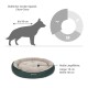Hundebett geeignet für Rassen wie Bull Terrier, Cocker Spaniel und Chow-Chow, mit einer Länge von 70 cm und einer Breite von 60 cm.