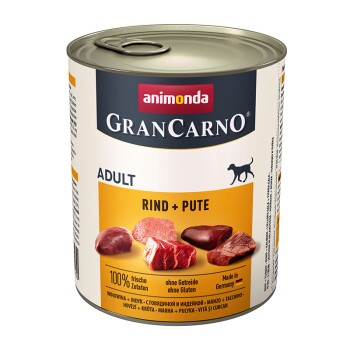 GranCarno Original Adult 6x800g Rind & Pute