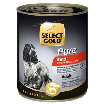 SELECT GOLD Pure Adult 6x800g Rind