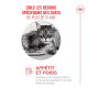 Chat senior à poils longs près d'une gamelle ; le texte publicitaire français indique : « Cible les besoins des chats de plus de 15 ans » et « Appétit et poids ».