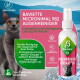 Verpackung des Baviette Micronimal 982 Augenreinigers für Katzen, Foto einer grauen Katze und Etikett 'geruchlos'.