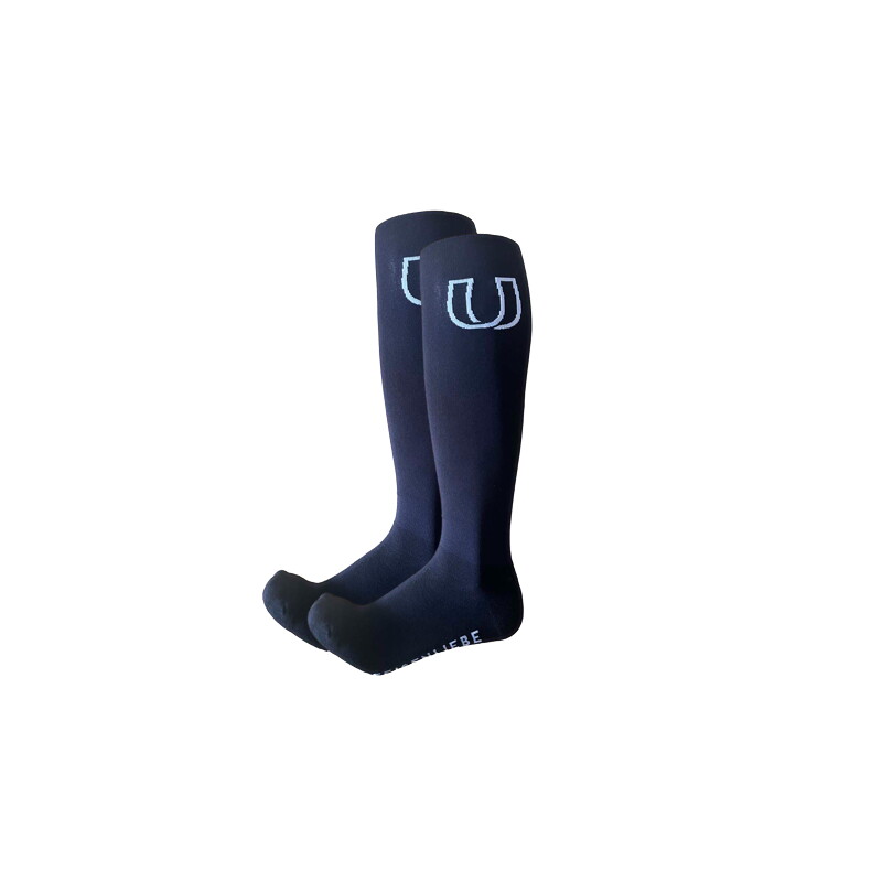Hufeisenliebe Reitsocken verstärkter Fuß L - INT