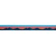 Web Reaction™ Halsband blau/ türkis/ rosa L