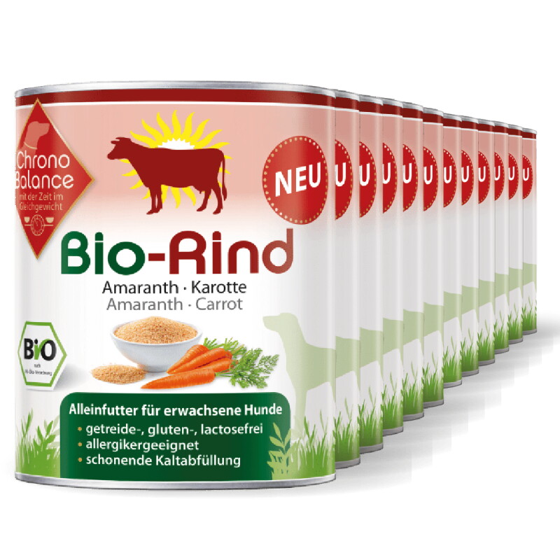 ChronoBalance Alleinfutter Rind mit Amaranth und Karotte 9,6 kg
