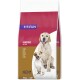 FIT+FUN 10kg dog food bag labeled "SENSITIVE mit Lamm", red and gold packaging with two dogs pictured and visible kibble window