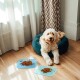 – Leckmatte aus Silikon für Hunde, Grau