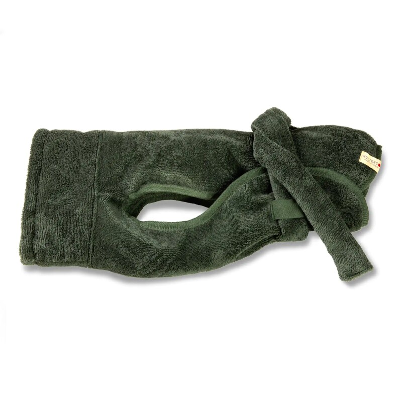 Wolters Easy Clean Hundebademantel Mantel Hundemantel oliv XS