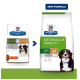 Hill's Prescription Diet zeigt zwei Hundefutterbeutel: "Metabolic + Mobility" für Gewicht-/Gelenkpflege und das vom Tierarzt empfohlene "Metabolic + Mobility j/d."