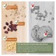 Bild von Vogelfutter-Zutaten: Sonnenblumenkerne, Rosinen, Hafer (Häkchen) vs. Mais, Brot (rote Kreuze). Text: "100% natürliche Zutaten."