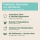Alternative zur Zahnbürste: unterstützt die Zahn- und Zahnfleischgesundheit, reduziert Plaque, verbessert die Hygiene und erfrischt den Atem mit Pfefferminze.