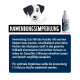 Shampoo-Flasche mit der Aufschrift "Z-SHAMPOO" in blauem und pinkem Design, mit Text über wertvolle Öle, Kokosnussduft und sanfte natürliche Inhaltsstoffe.