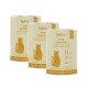 Drei beige KatKare „Ente Essential“ Dosen — hypoallergene, gefriergetrocknete Enten‑Katzensnacks mit Katzen‑Silhouette und Text „Snack gut. Tu Gutes. Fühl dich gut.“