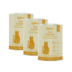 Drei beige KatKare „Ente Essential“ Dosen — hypoallergene, gefriergetrocknete Enten‑Katzensnacks mit Katzen‑Silhouette und Text „Snack gut. Tu Gutes. Fühl dich gut.“