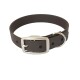 bio-leine 21-30cm HU Biothane Halsband dunkelbraun 52 cm, 62 cm