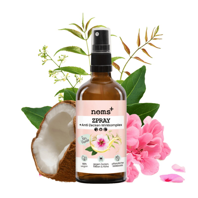 noms+ Zpray für Hunde und Menschen gegen Zecken, Flöhe, Milben & Mücken 100ml