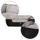 2-in-1 Hundebett Hundekissen L