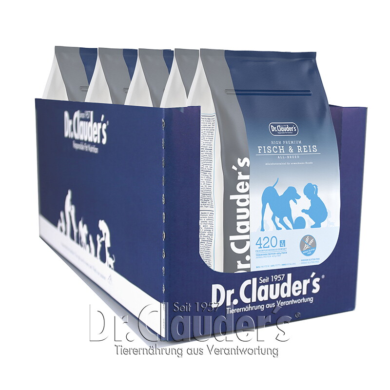 Dr. Clauder's High Premium Fisch & Reis 5 kg