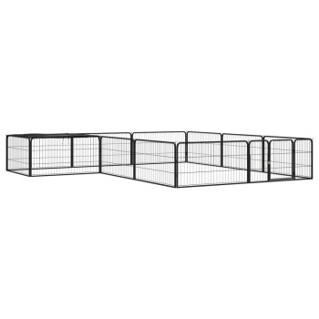 Hunde Laufstall Stahl Pulverbeschichtet Freilaufgehege mehrere Auswahl 3 m, 3 m, 50 cm