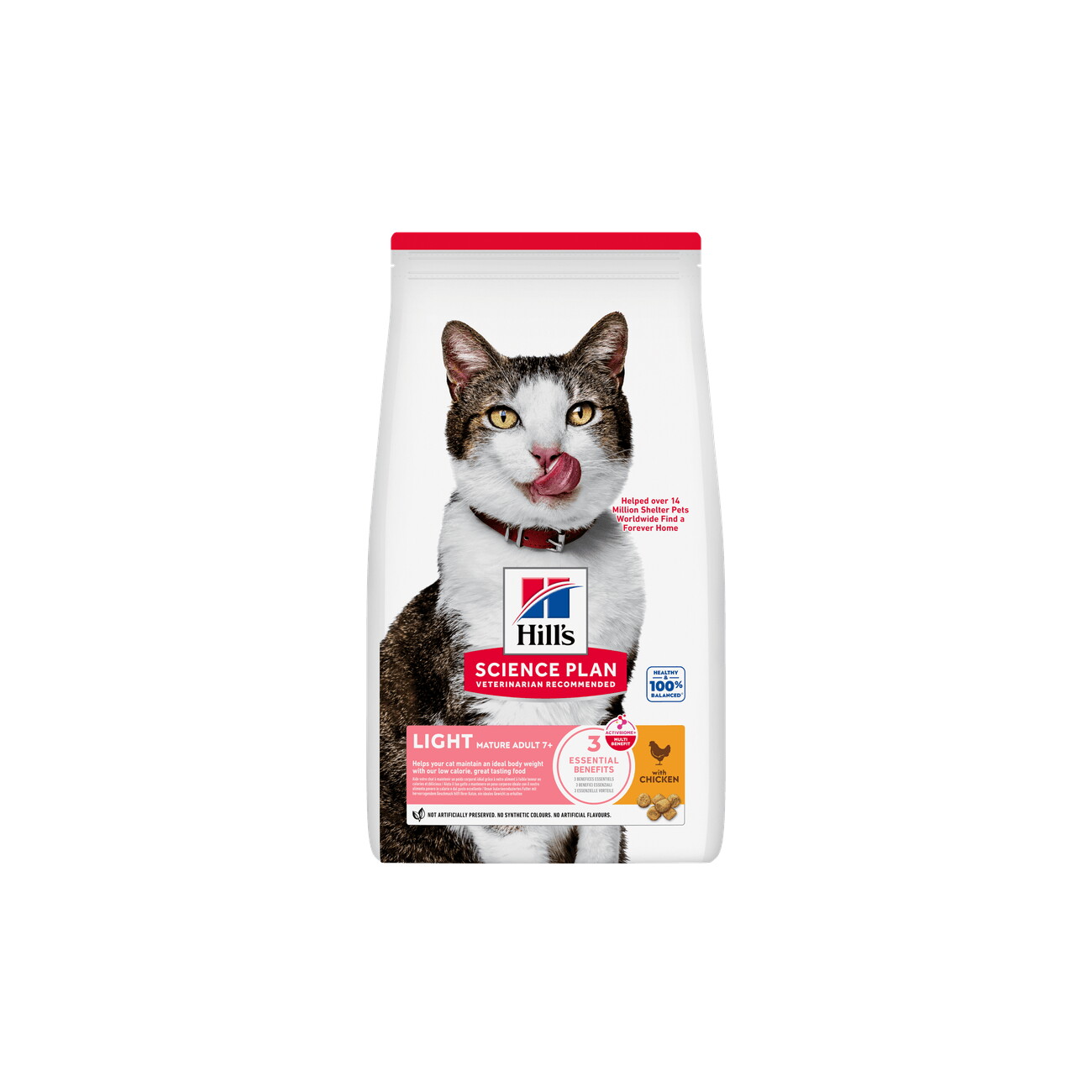 Hill's Science Plan Trockenfutter Katze, Mature Adult 7+, Light, mit Huhn 1,5 kg
