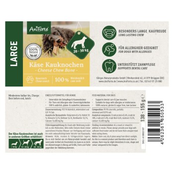 AniForte Käsekauknochen für Hunde 146 g