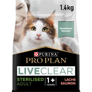 Liveclear Sterilised Adult Saumon 1,4 kg