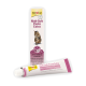 Schachtel und Tube der GimCat Malt-Soft Paste Extra, Anti-Hairball-Komplex für Katzen; pink beschriftete Tube mit sichtbarem Schriftzug Malt-Soft Paste Extra.