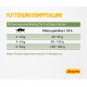 Fütterungsempfehlungen für trächtige Katzen, die tägliche Mengen an getreidefreiem Kittenfutter basierend auf dem Gewicht detailliert, mit einem Hinweis, frisches Wasser bereitzustellen.