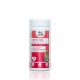 Behälter mit "Ladies Tabs", einem Nahrungsergänzungsmittel für Haustiere, mit einem rosa Etikett auf Deutsch für Geburtsunterstützung und Vorbeugung von Hitzeproblemen.