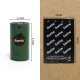 Grüne Haustierabfallbeutelrolle von Lionto, Maße 3,1 cm x 5,7 cm, neben einer schwarzen Verpackung mit Lionto-Logo und Größenangaben.