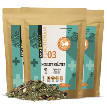 FAVLY Petfood MOBILITY Kräuter 3×150 g
