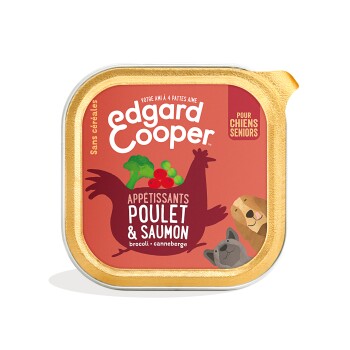 Meilleurs prix pour Edgard & Cooper Barquette Chien Senior 11x150 g