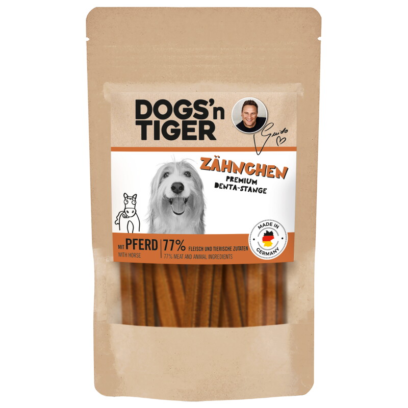 Dogs'n Tiger Zähnchen Denta Snacks Pferd 10x135 g