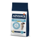 Un sac de nourriture pour chats Advance Veterinary Diets Gastroenteric Sensitive, présentant un chat sur le devant et un texte mettant en avant le soutien à la santé digestive.