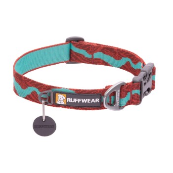 Ruffwear Flat Out™ Halsband blau/ türkis/ rot S