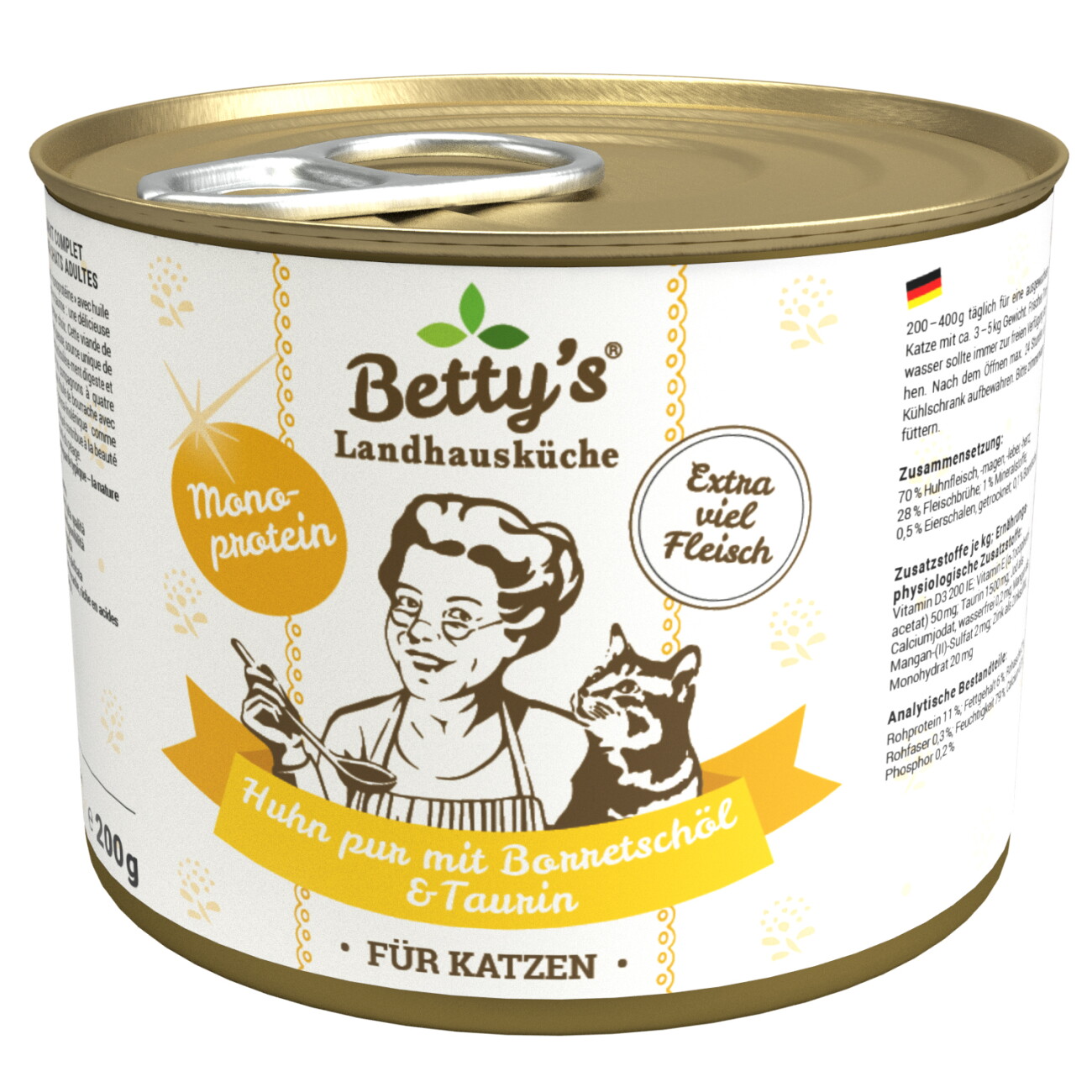 Betty's Landhausküche Hühnchen Pur 6x200 g