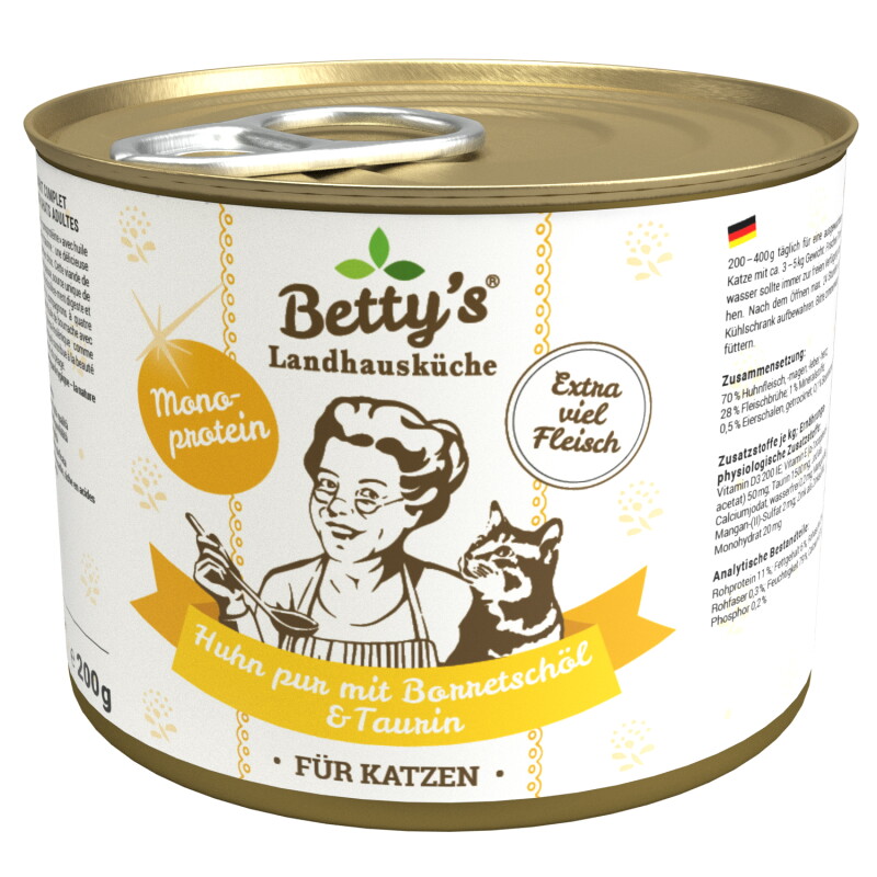 Betty's Landhausküche Hühnchen Pur 6x200 g