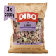 DIBO Lamm-Hundefutterverpackung, 2000g, mit einem bunten Design und Text in Deutsch und Englisch, der anzeigt, dass es für empfindliche Hunde geeignet ist.