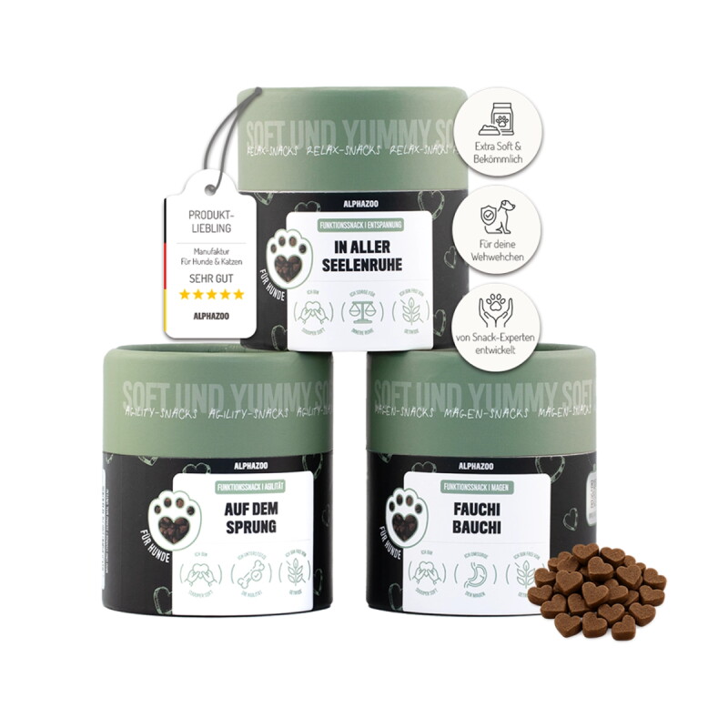 ALPHAZOO Probierset Funktion-Snacks I Bundle