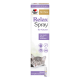 Boîte du spray Relax Doppelherz pour chats affichant le texte « pour chats », « Pour un meilleur bien‑être », « spray d'environnement 90 ml », chat endormi.