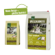 Hundefutterverpackung für "Real Nature Wilderness Senior" mit Wolf- und Hundebildern, die 60% Fleisch, 40% Gemüse und 0% Getreide hervorheben.