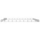 Hunde Laufstall / Freilaufgehege mit Unterstand 11 m, 11 m, 50 cm